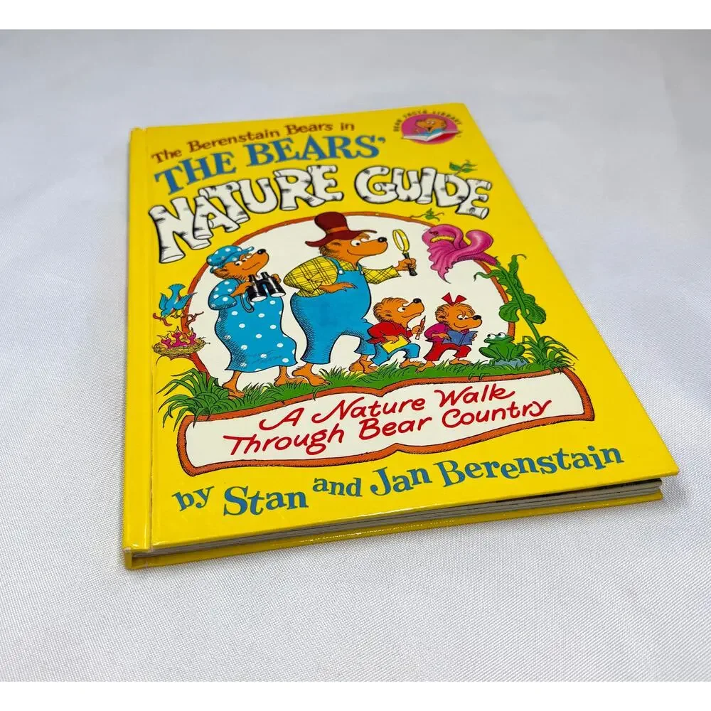 Vintage 1975 Berenstain Bears Nature Guide Hardcover Random House Bear Facts